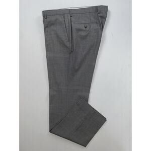 Hugo Boss Genesis2 Flat Front Wool Dress Pants, Slacks. Gusset. Men's 38X33, EUC